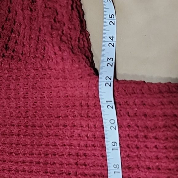 No Boundaries Size Juniors XXL (19) Burgundy 1/4 Pullover Sweater, Exc Used Cond - Picture 7 of 11